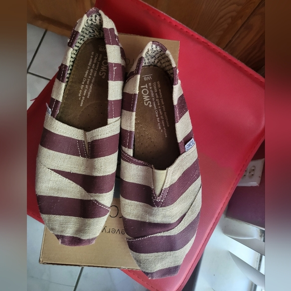 Toms Classic pink glitter sz 8.5 - Picture 6 of 6